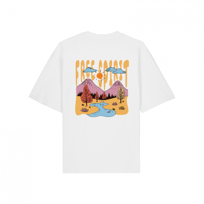 Tricou oversized unisex, Free Spirit [2]
