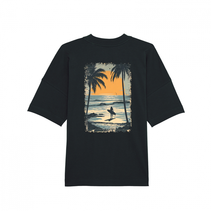 Tricou oversized unisex, M, Beach Vibes [2]