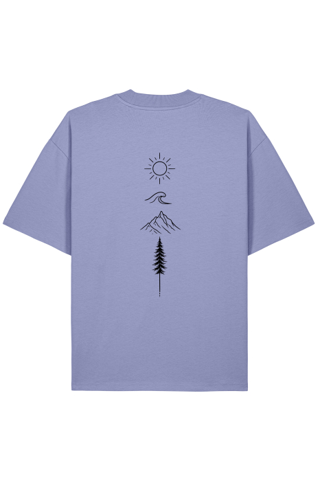 Tricou oversized unisex, Elements [2]