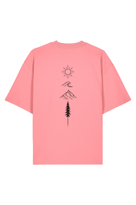 Tricou oversized unisex, Elements [2]