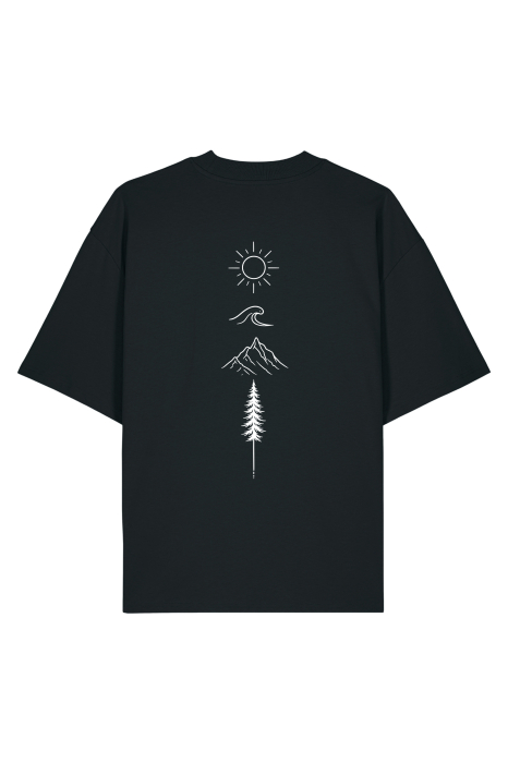 Tricou oversized unisex, Elements [2]