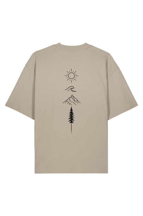 Tricou oversized unisex, Elements [2]