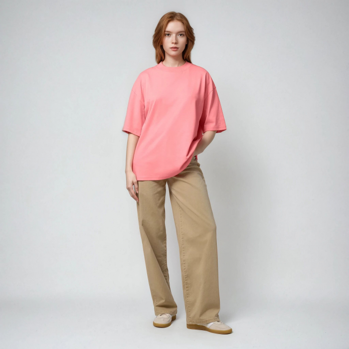 Tricou oversized unisex Empath, model simplu [2]