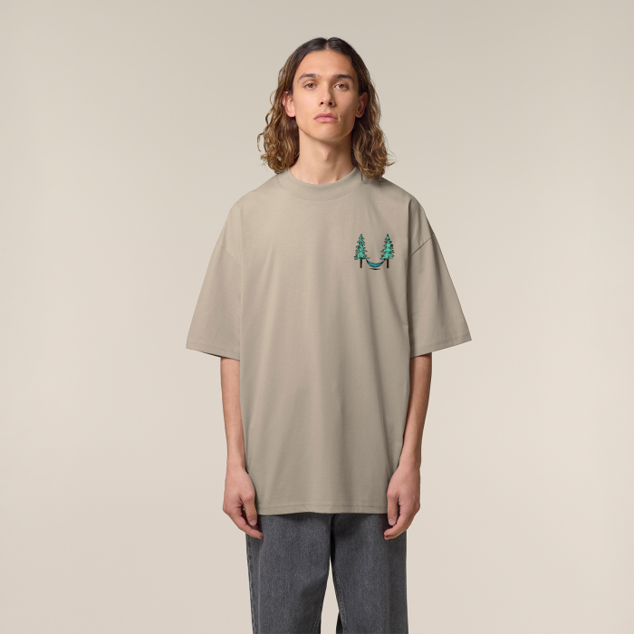 Tricou oversized unisex, Pine relax [6]