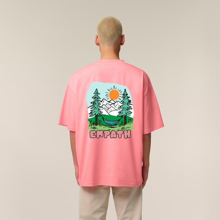 Tricou oversized unisex, Pine relax [5]
