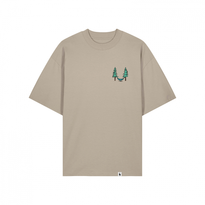 Tricou oversized unisex, Pine relax [3]