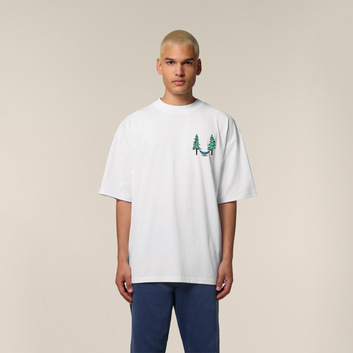 Tricou oversized unisex, Pine relax [4]
