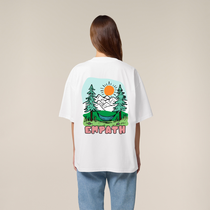 Tricou oversized unisex, Pine relax [3]