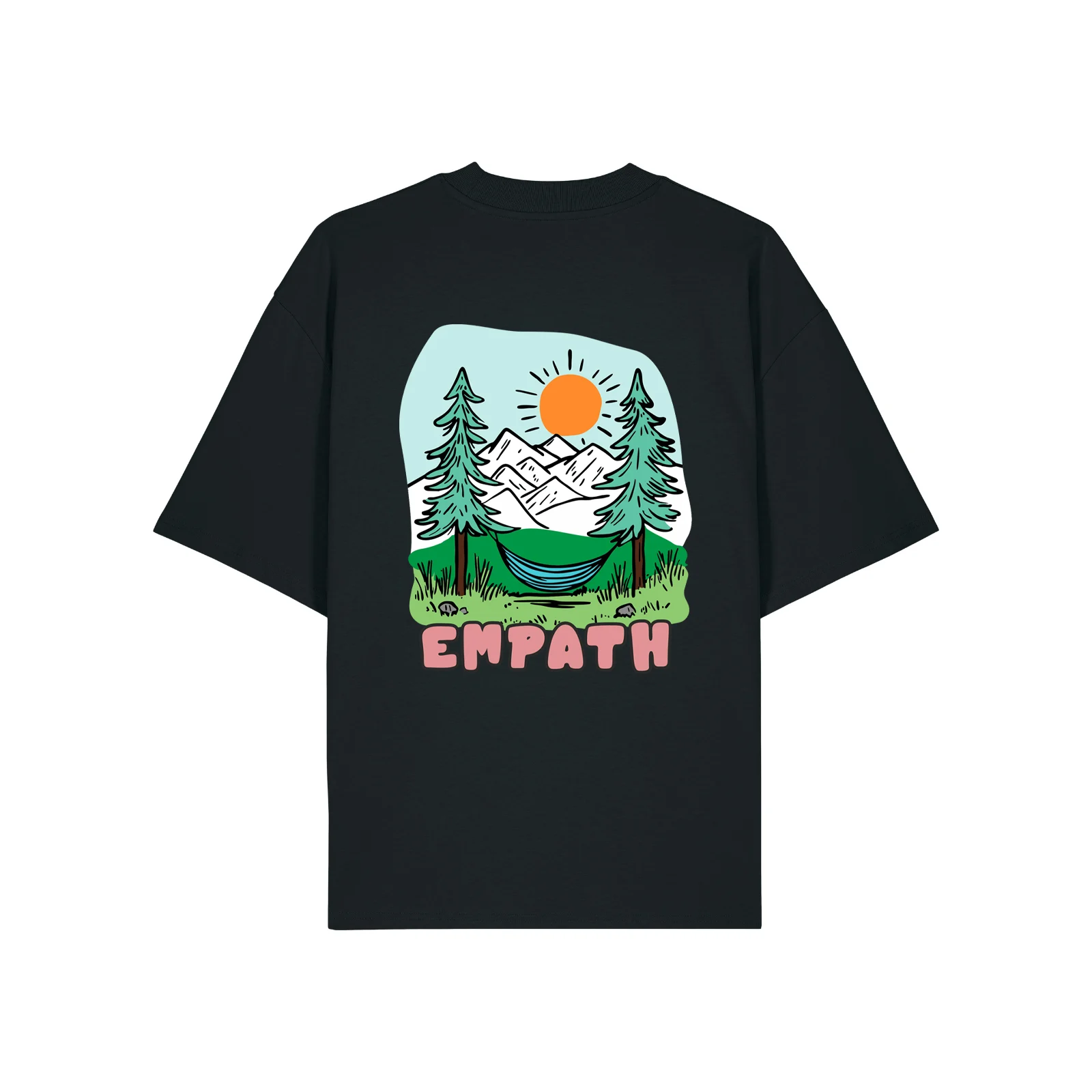 Unisex Oversized T-shirt, S/M, Pine relax [3]