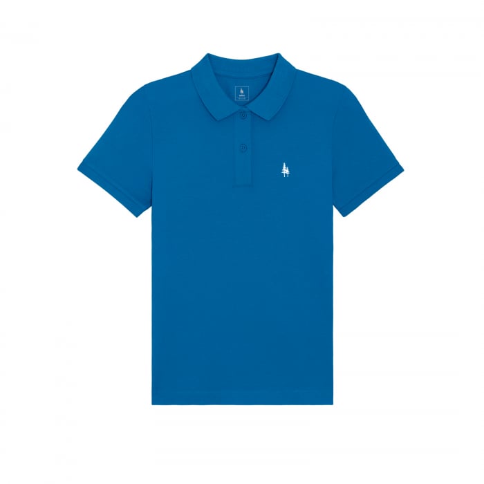 Tricou polo femei, brodat logo, bumbac organic