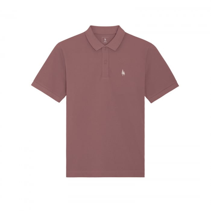 Tricou polo barbati, brodat logo, 100% bumbac organic