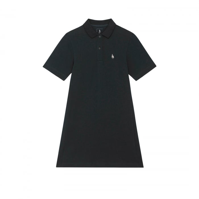 Rochie polo, logo brodat, 100% bumbac organic