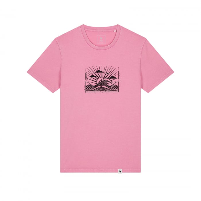 Tricou unisex aspect vintage, Seaside Serenity