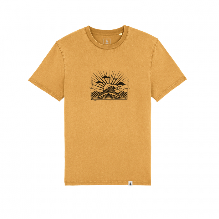 Tricou unisex aspect vintage, Seaside Serenity