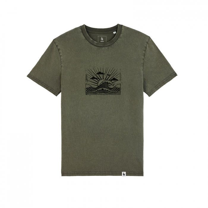 Tricou unisex aspect vintage, Seaside Serenity