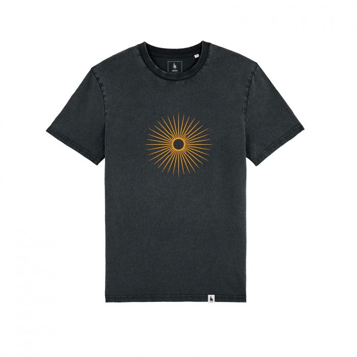 Tricou unisex aspect vintage, Sunburst