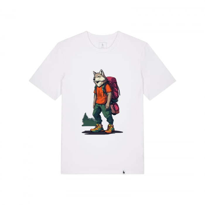 Tricou unisex, Wanderer Wolf