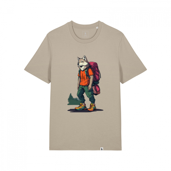 Tricou unisex, Wanderer Wolf