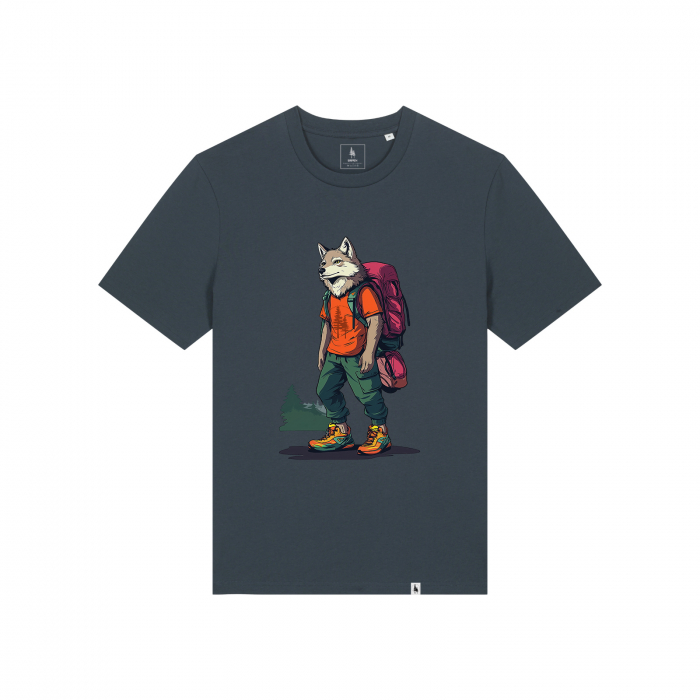 Tricou unisex, Wanderer Wolf