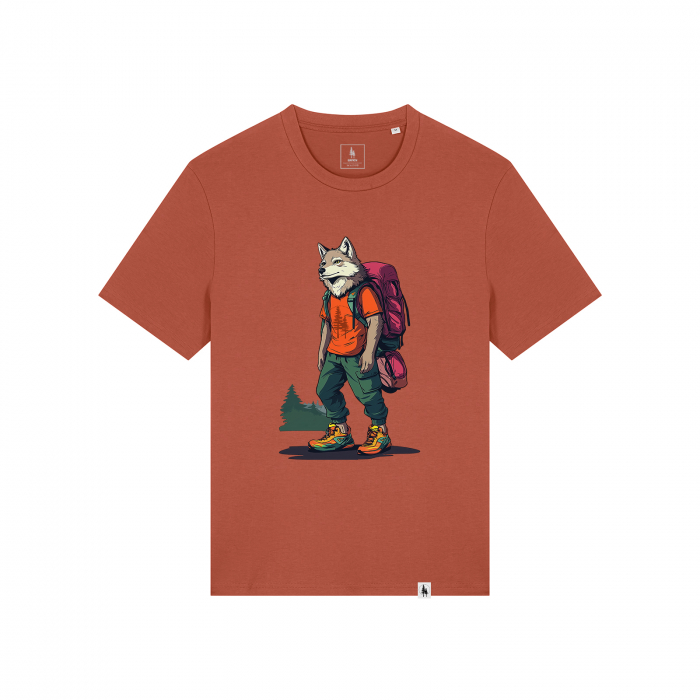 Tricou unisex, Wanderer Wolf