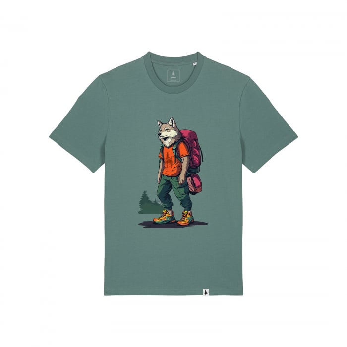 Tricou unisex, Wanderer Wolf