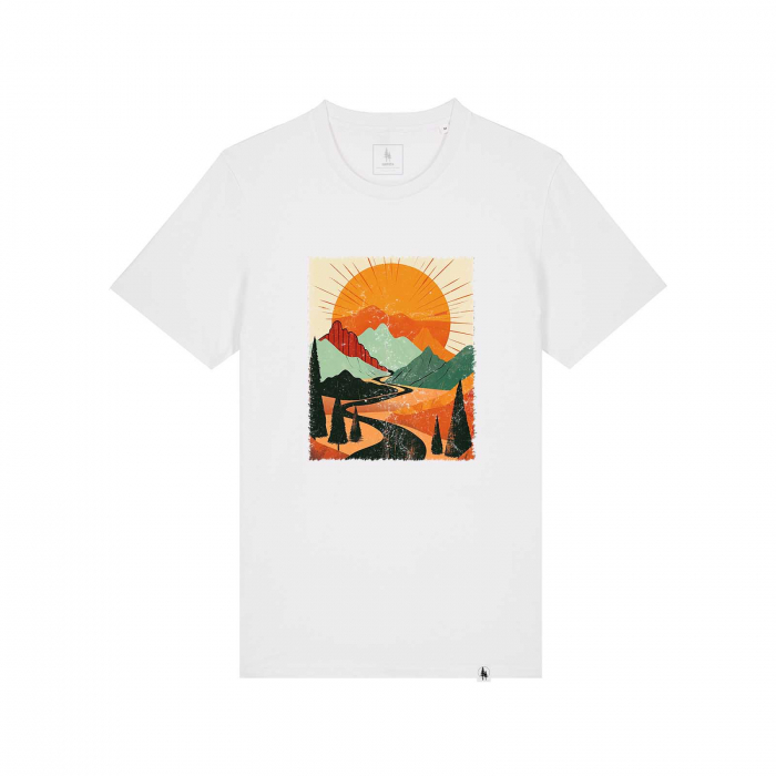 Tricou unisex, mid-light, Golden Horizon