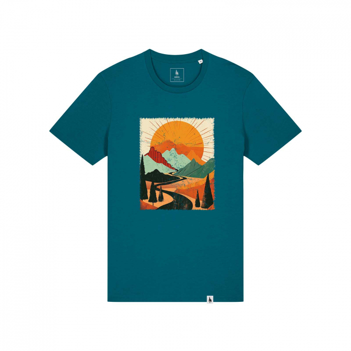 Tricou unisex, mid-light, Golden Horizon