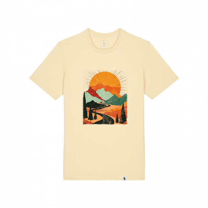 Tricou unisex, mid-light, Golden Horizon