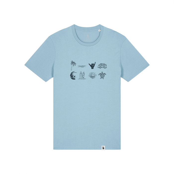 Unisex T-Shirt, mid-light, Just for surfers, slim fit [1]