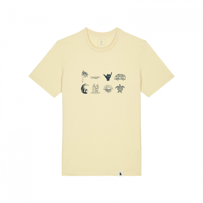 Unisex T-Shirt, mid-light, Just for surfers, slim fit [1]
