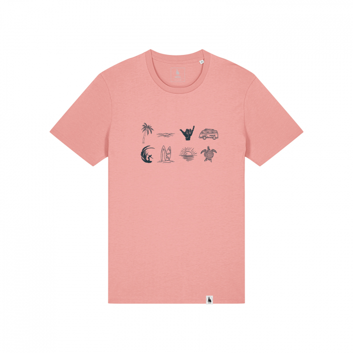 Tricou unisex, mid-light, Just for surfers, croială slim [1]