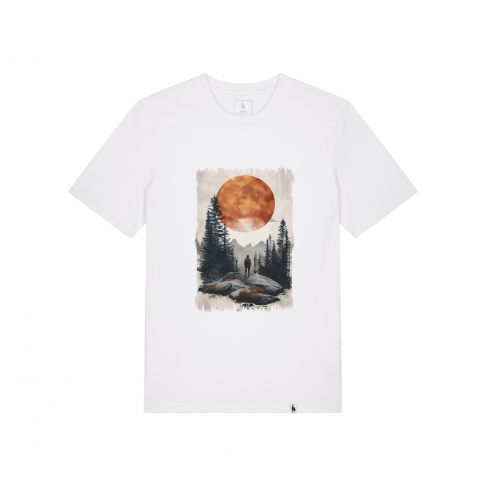 Tricou unisex, Moonlit Trail