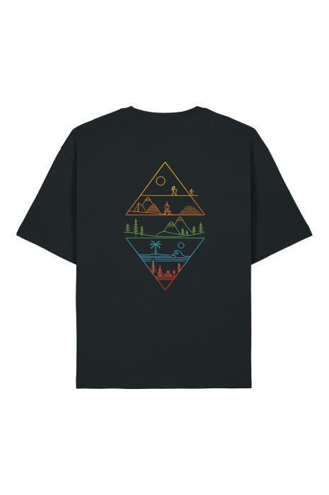 Tricou unisex, relaxed fit, Camping anywhere [2]