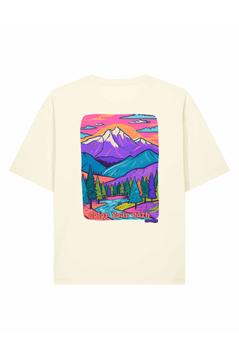 Tricou unisex, relaxed fit, Color your path [2]