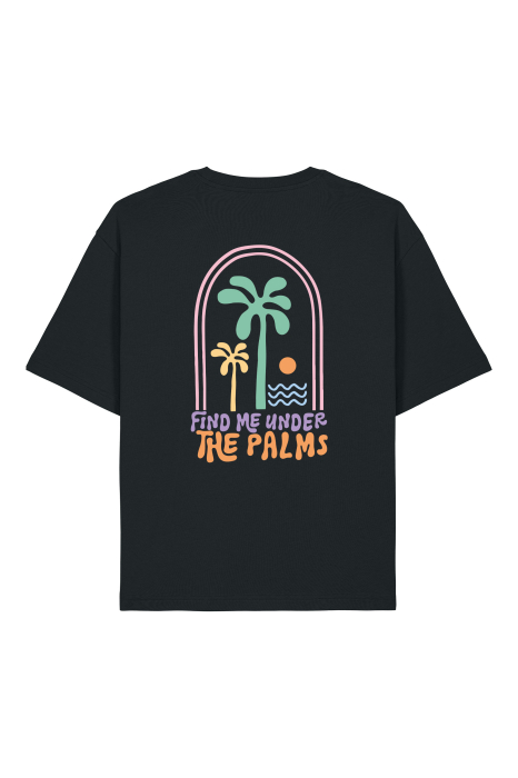 Tricou unisex, relaxed fit, Find me under the palms [2]