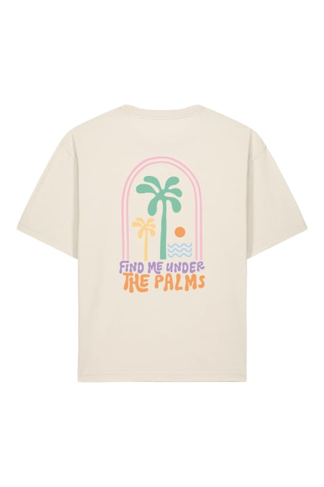 Tricou unisex, relaxed fit, Find me under the palms [2]