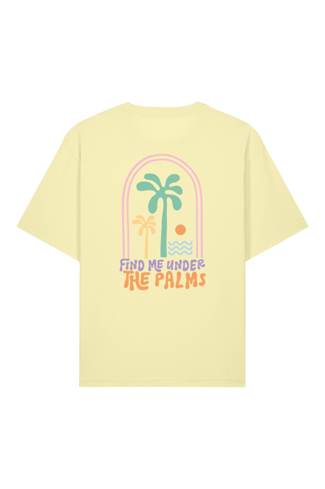 Tricou unisex, relaxed fit, Find me under the palms [2]