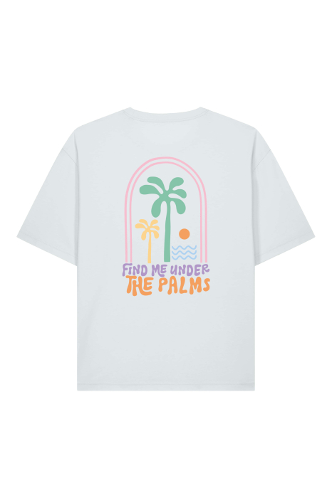 Tricou unisex, relaxed fit, Find me under the palms [2]