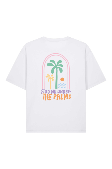 Tricou unisex, relaxed fit, Find me under the palms [3]