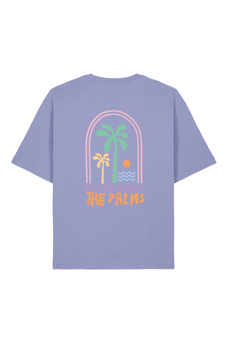 Tricou unisex, relaxed fit, Find me under the palms [2]