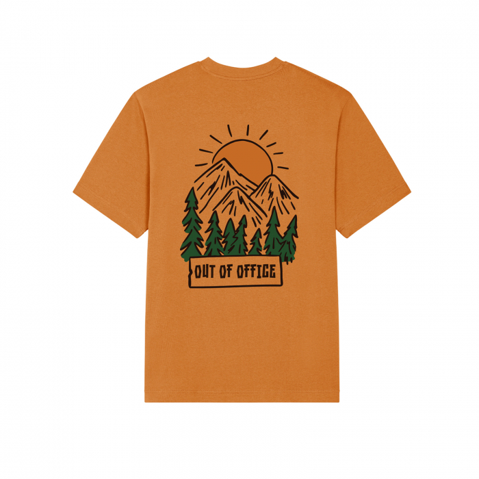 Tricou unisex, relaxed fit, heavy cotton, Out of office [3]