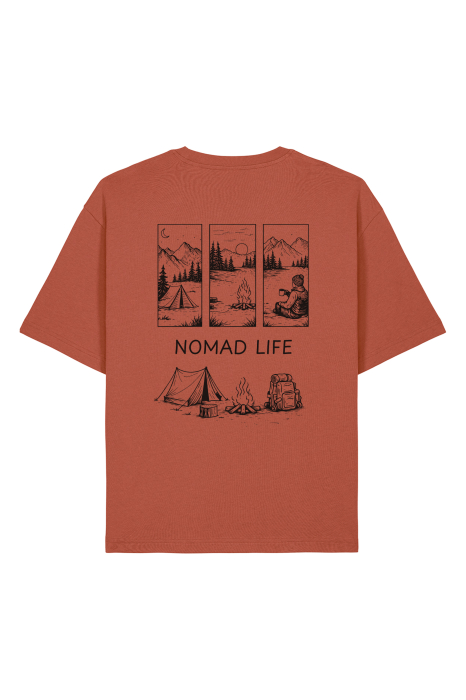 Unisex T-shirt, relaxed fit, Nomad Life [2]