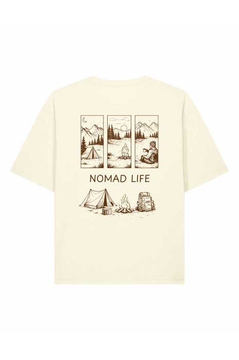 Unisex T-shirt, relaxed fit, Nomad Life [2]