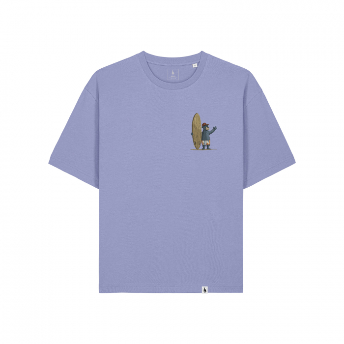 Unisex T-shirt, relaxed fit, Old time surfing bear [2]