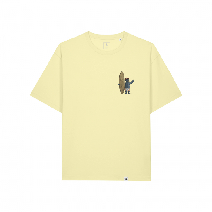 Unisex T-shirt, relaxed fit, Old time surfing bear [2]