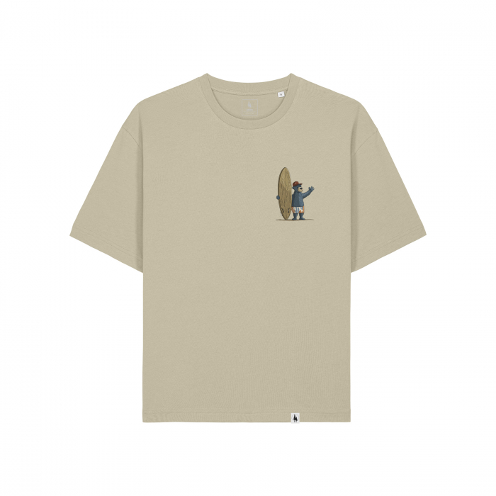 Unisex T-shirt, relaxed fit, Old time surfing bear [2]