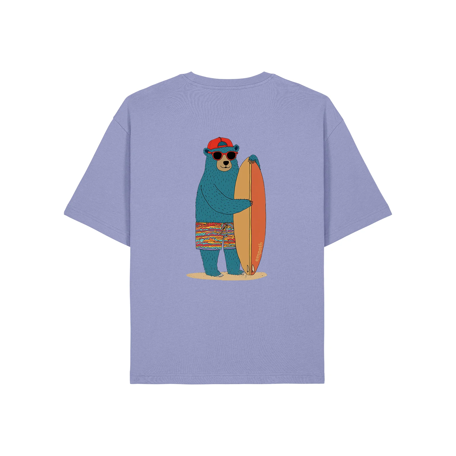 Tricou unisex, relaxed fit, S/XL, Summer time bear [2]