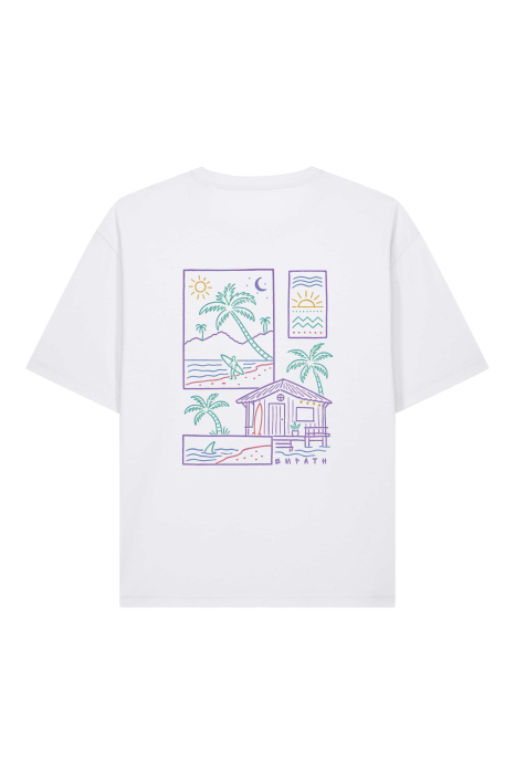 Tricou unisex Briz, print Summer time, relaxed fit [2]