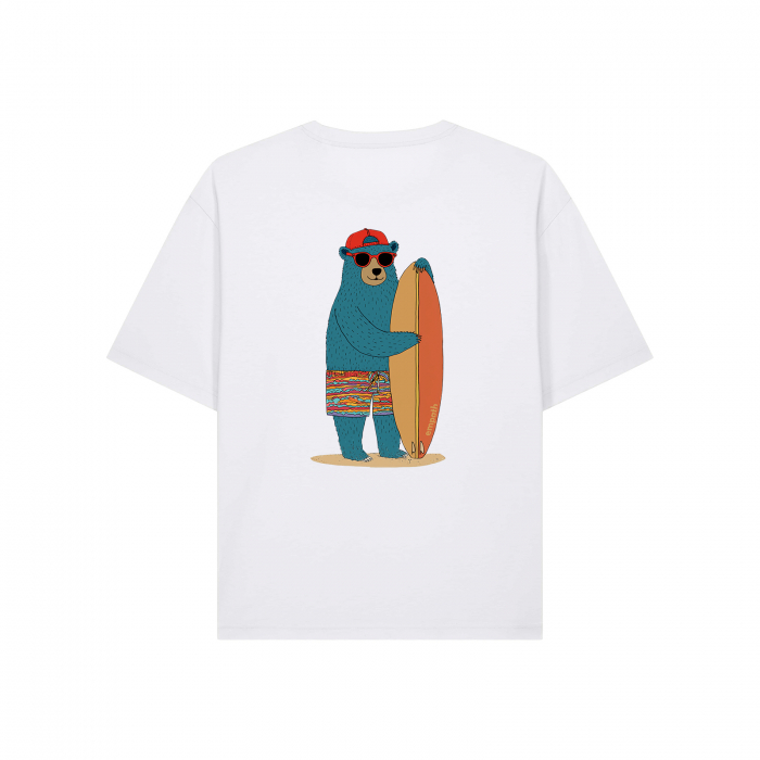 Unisex T-shirt, relaxed fit, Summer time bear [3]