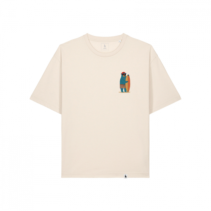 Tricou unisex, relaxed fit, Summer time bear [2]
